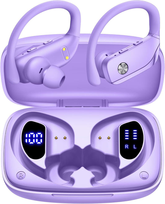 bmanl Auriculares inalámbricos Bluetooth con ganchos para las oreja...