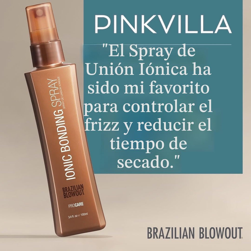 Brazilian Blowout Spray de unión iónico 3.4 fl oz | Helps Extend Sm...