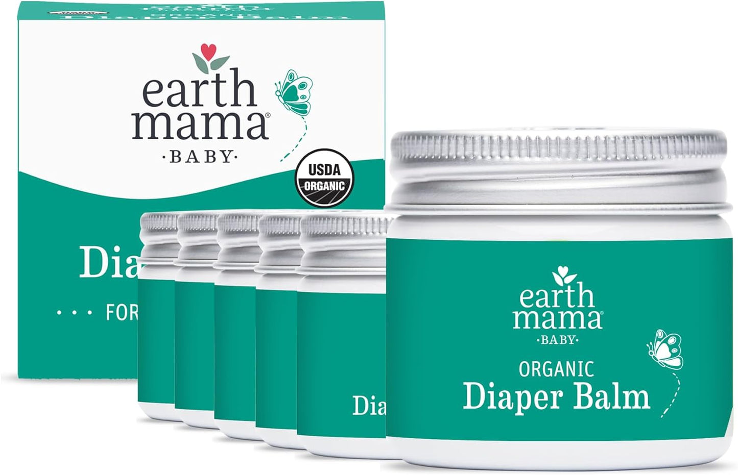 Earth Mama Bálsamo orgánico para pañales de 2 onzas | Crema de paña...