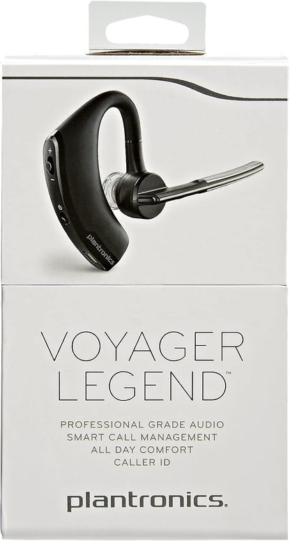 Plantronics, Voyager Legend (Poly) - Auriculares Bluetooth monoaurales, conéctalos a tu PC, Mac, tableta o teléfono celular, embalaje sin decepciones, con cancelación de ruido.