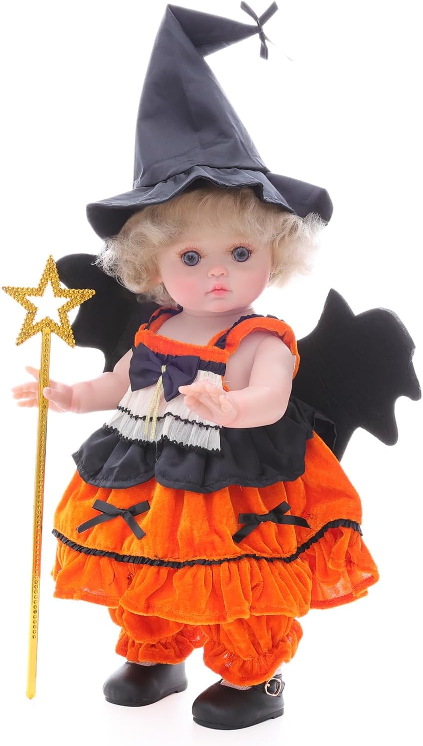 Cloveray Muñecas Reborn de Halloween para niños pequeños \u2013 Muñ...