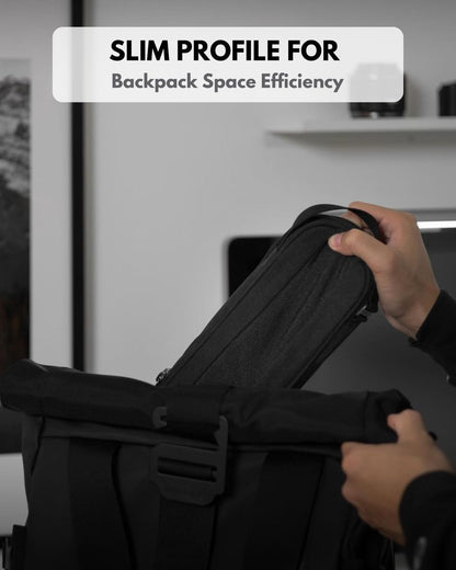 SIDE BY SIDE Electronics Organizer Travel Case for Cables, Charger,...