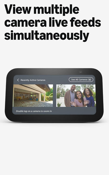 Amazon Echo Show, Pantalla inteligente con 2x bajo y sonido claro,...