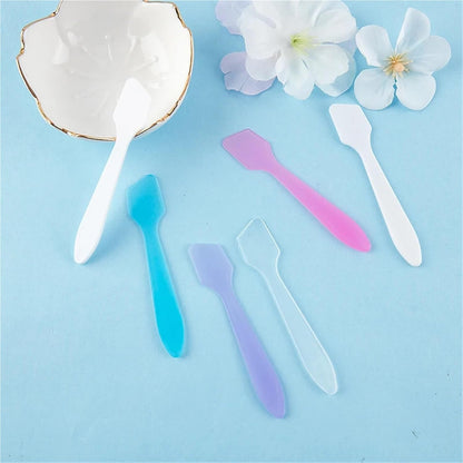 Lotion Spatula 100 Pcs Mini Cosmetic Spatulas Scoop Face Cream Make...