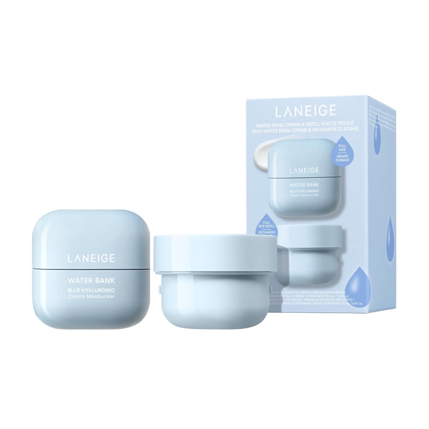 LANEIGE Crema Hidratante Water Bank Azul con Ácido Hialurónico: Cre...