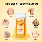 Waxers Kit de Cera Roll-on para Depilación con Miel en Casa, Kit de...