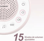 HOUSBAY - Máquina de sonido con ruido blanco para dormir, color ros...