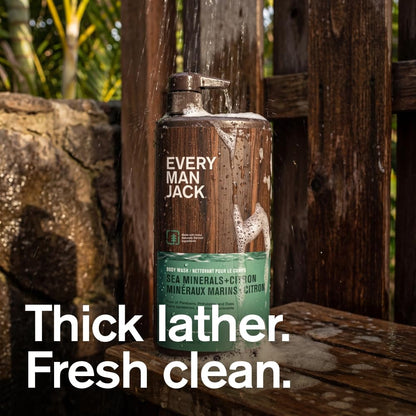 Every Man Jack Jabón corporal hidratante para hombres para todo tip...
