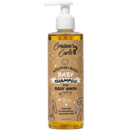 Cristina's Curls Champú para bebés y gel de baño \u2013 Limpiez...
