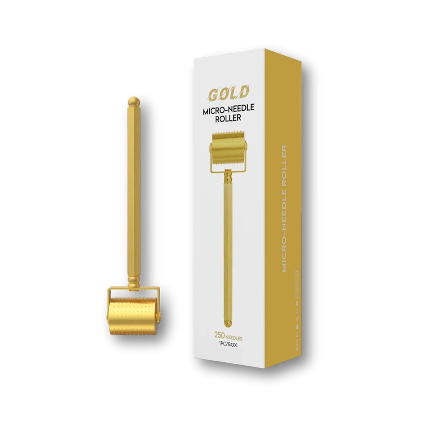 Rodillo Derma de lujo chapado en oro de 24 quilates \u2013 Titatium...
