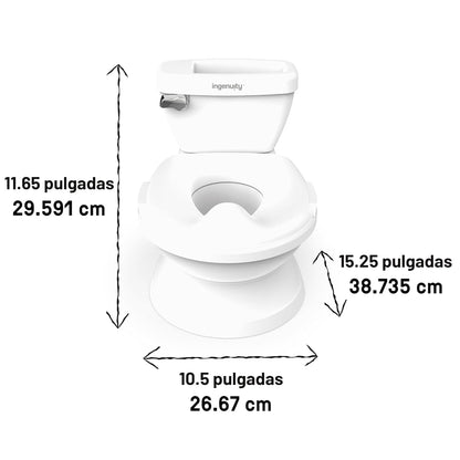Summer Infant de Ingenuity My Size Potty Pro en blanco, inodoro de...