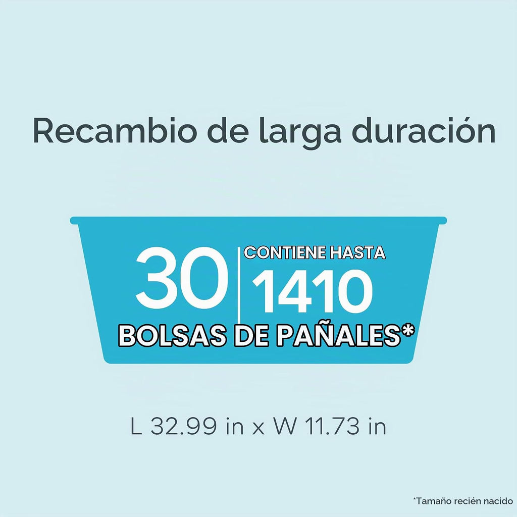 Diaper Genie Easy Roll Refill | 30 bolsas PerRefill | Capacidad par...