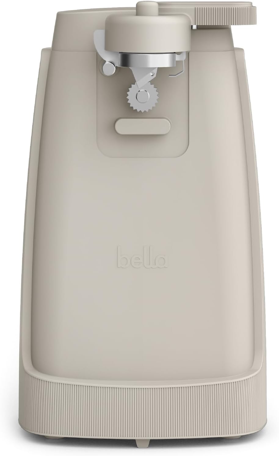bella Abrelatas eléctrico y afilador de cuchillos, palanca de corte...