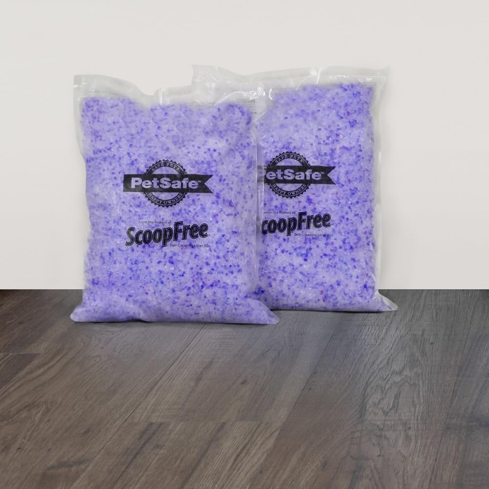 PetSafe ScoopFree - Arena de cristal prémium para gatos, supera a l...