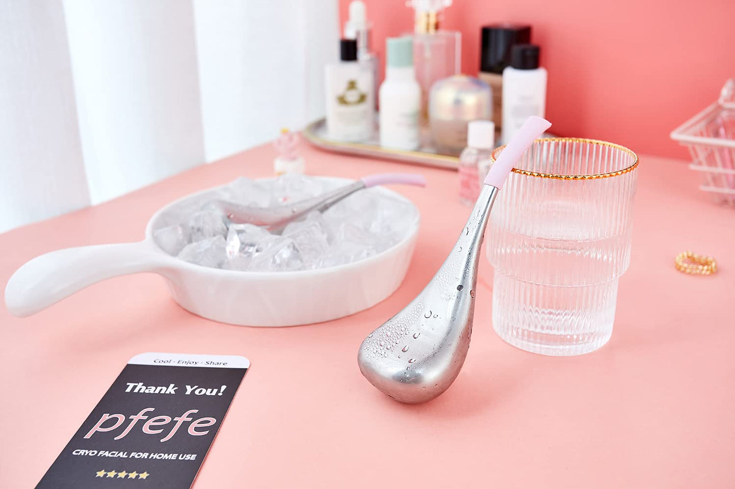 pfefe Cryo Sticks - Globos de hielo para el cuidado de la piel faci...