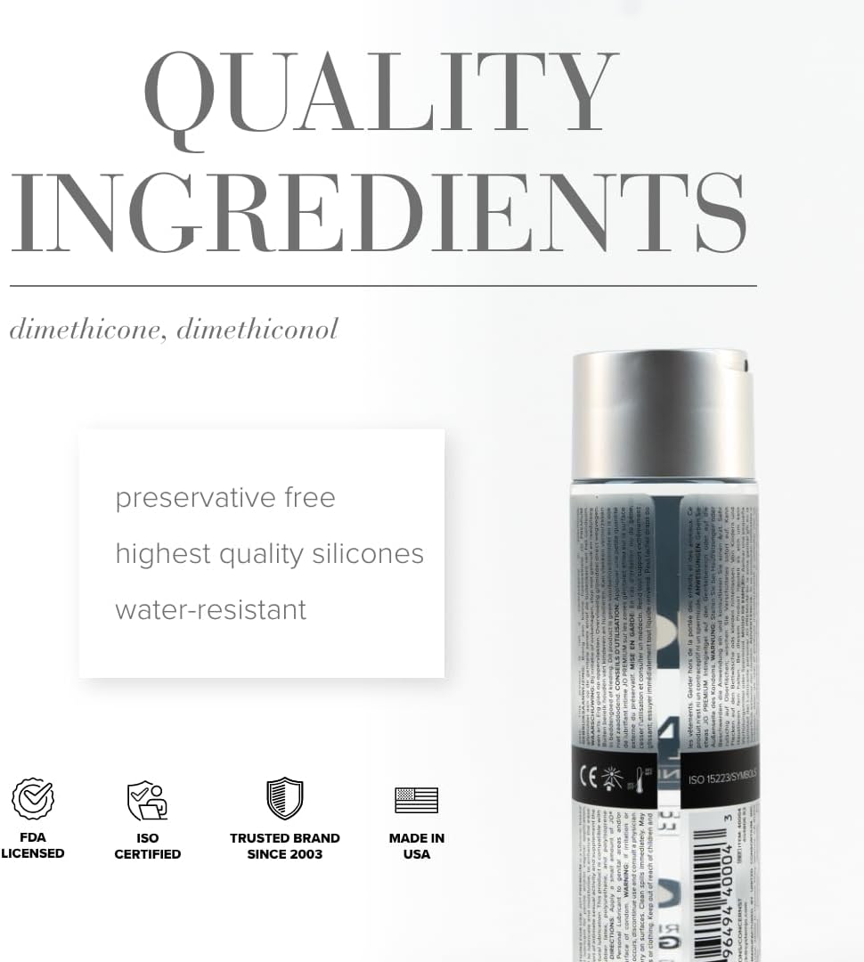JO Lubricante de silicona premium \u2013 Lubricante personal a base...