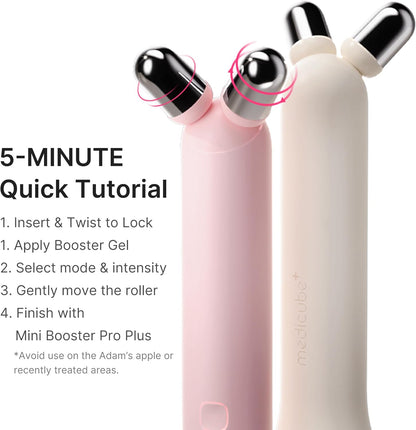 medicube Mini Booster Pro Plus - Juego de dispositivos de rodillo f...