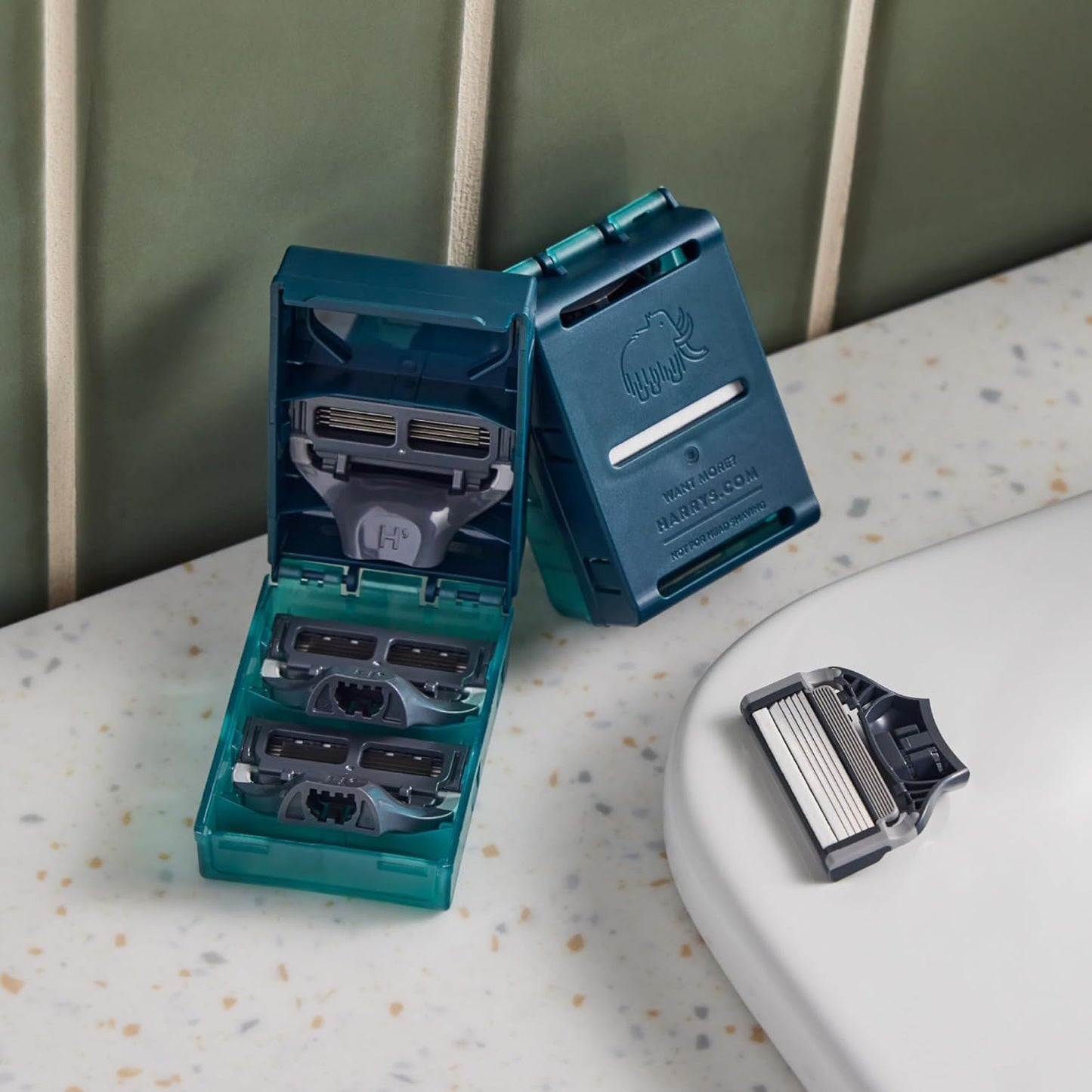 Harry's Original Razor Blades para hombres - 24 maquinillas de afei...
