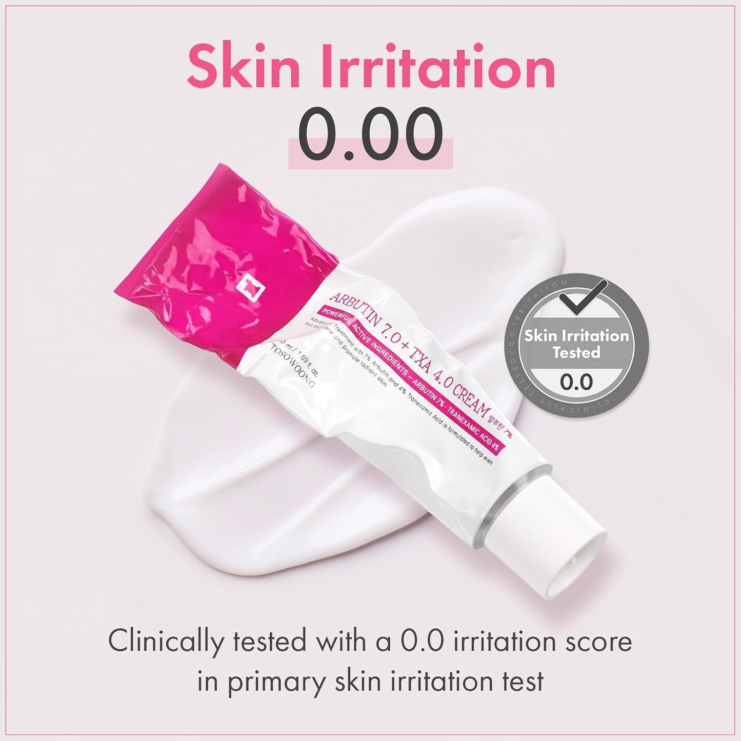 TOSOWOONG Arbutin 7% + Ácido Tranexámico 4% Crema, 70,000ppm Arbutin, 40,000ppm TXA, Niacinamida, Glutatión, Manchas Oscuras, Pecas, Imperfecciones, Pigmentación, Cuidado de la Piel Coreana, 50ml