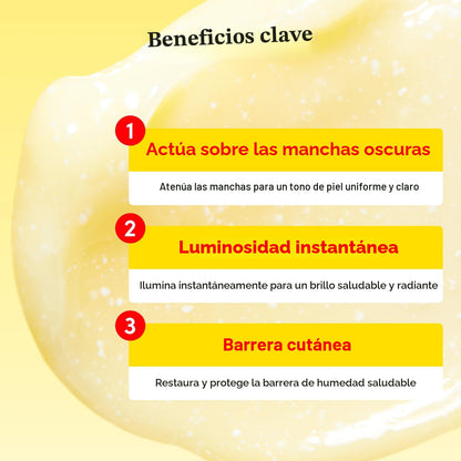 EQQUALBERRY Crema iluminadora de vitaminas, vitamina C y 5% niacina...