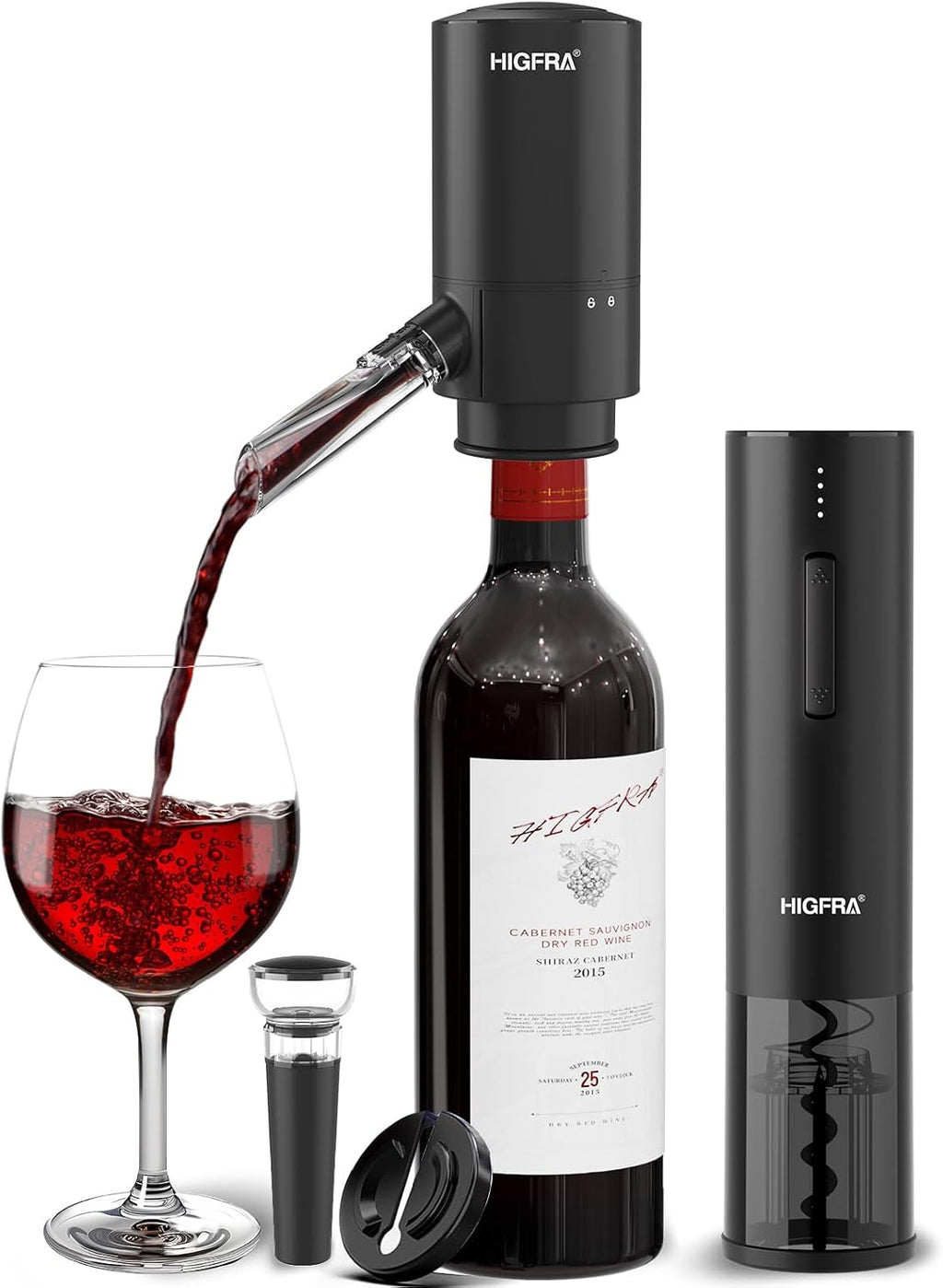 Juego de abridor de vino eléctrico recargable para el Día del Padre...