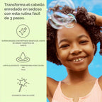 Evereden Kids - Juego de champú, acondicionador y espray desenredan...