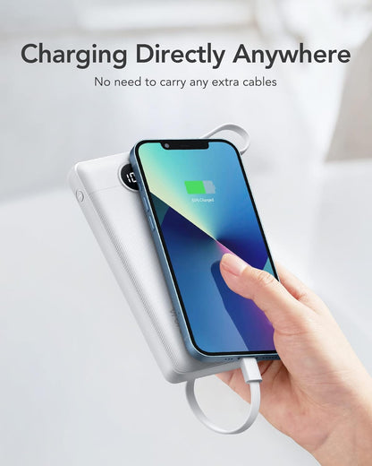 VRURC Cargador Portátil Power Bank, Paquete de Batería Esencial de...