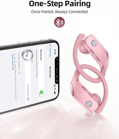 bmanl Auriculares Inalámbricos Bluetooth Audífonos Sobre la Oreja c...