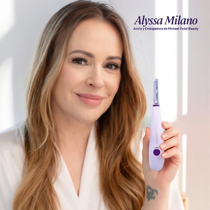 Michael Todd Beauty Sonicsmooth Dermaplane - Maquinilla de afeitar...