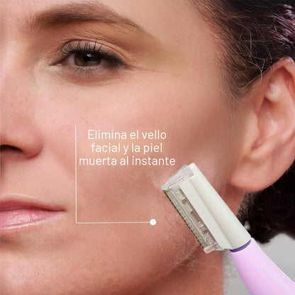 Michael Todd Beauty Sonicsmooth Dermaplane - Maquinilla de afeitar...