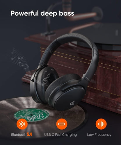 INFURTURE Auriculares Over Ear con Cancelación Activa de Ruido, Aur...