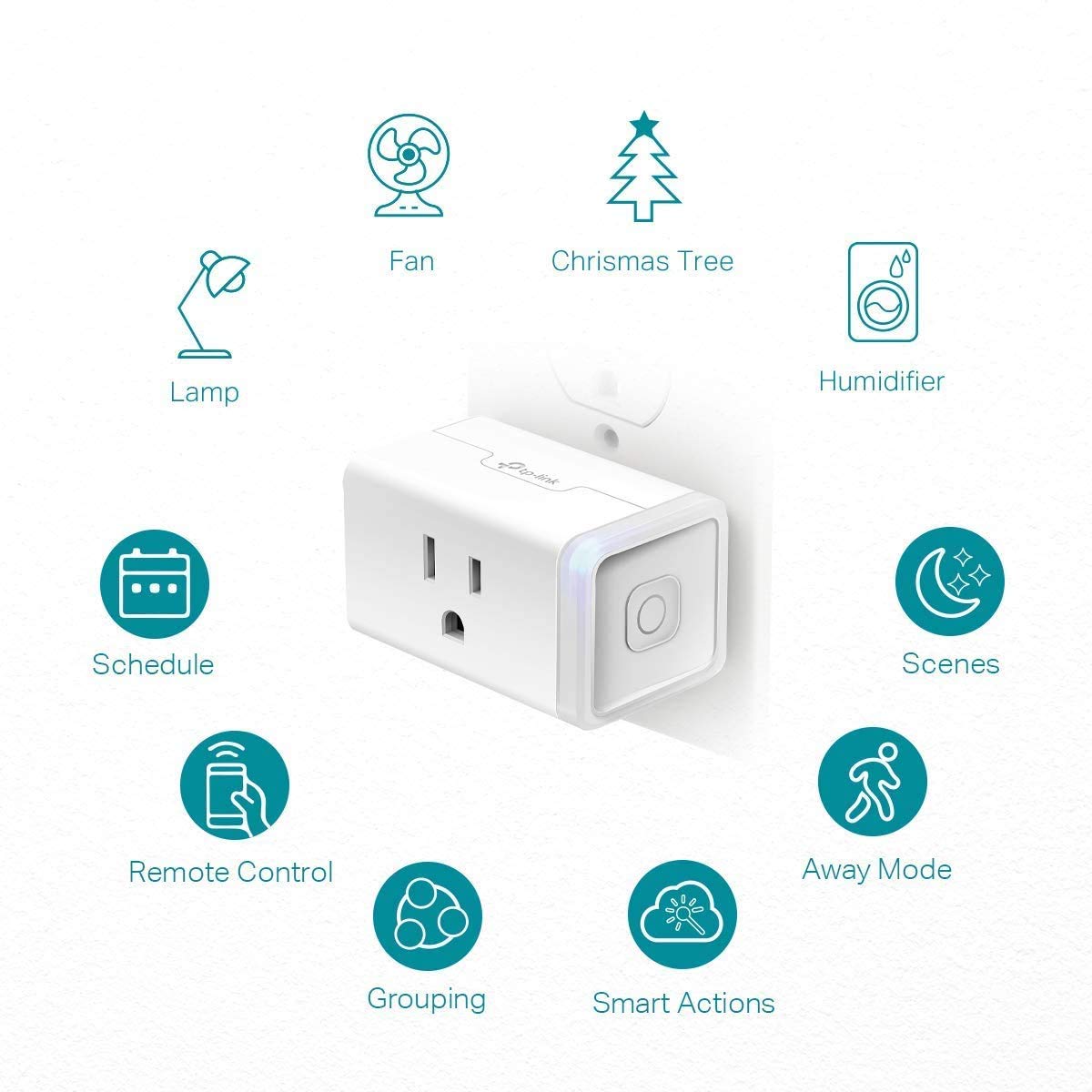 Kasa Smart Plug HS103P3 - Enchufe inteligente wifi para casa inteli...