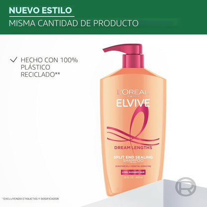 L'Oreal Paris Elvive Dream Lengths Champú Restaurador con Aceit...