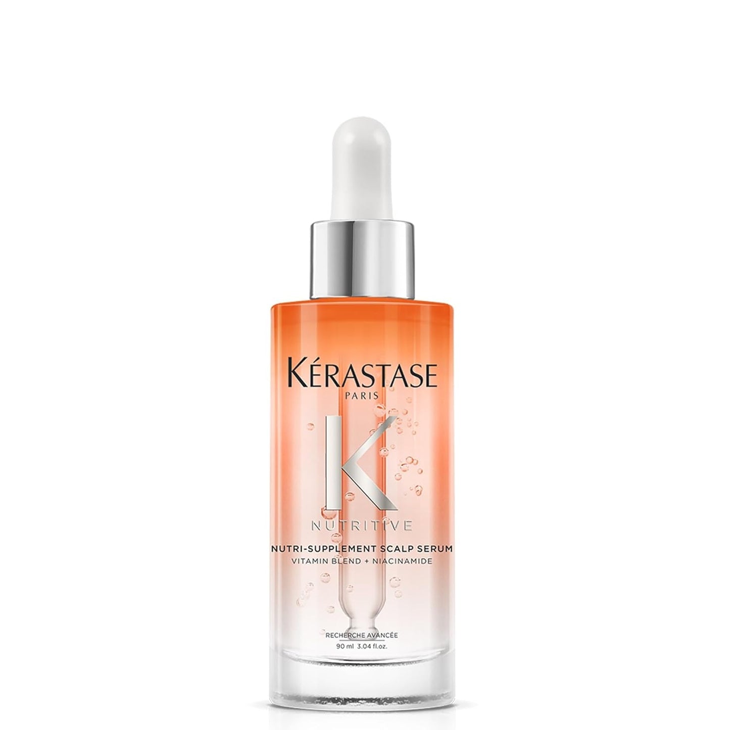 Kerastase - Suero nutritivo hidratante para el cuero cabelludo para cabello seco, con niacinamida y vitaminas, hidratante y revitalizante, de rápida absorción y no graso, 3.0 fl oz