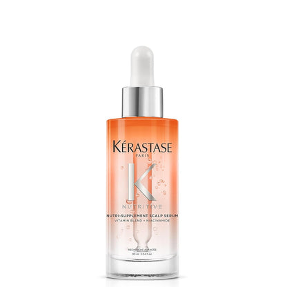Kerastase - Suero nutritivo hidratante para el cuero cabelludo para cabello seco, con niacinamida y vitaminas, hidratante y revitalizante, de rápida absorción y no graso, 3.0 fl oz