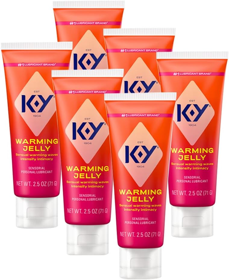 K-Y Warming Jelly - Fórmula a base de glicerina de 2.5 onzas líquid...