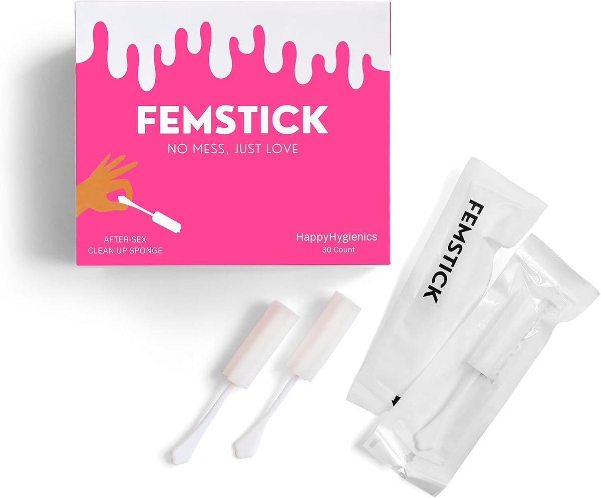 Paquete de 30 unidades de esponjas post-coito Happy Hygienics para...