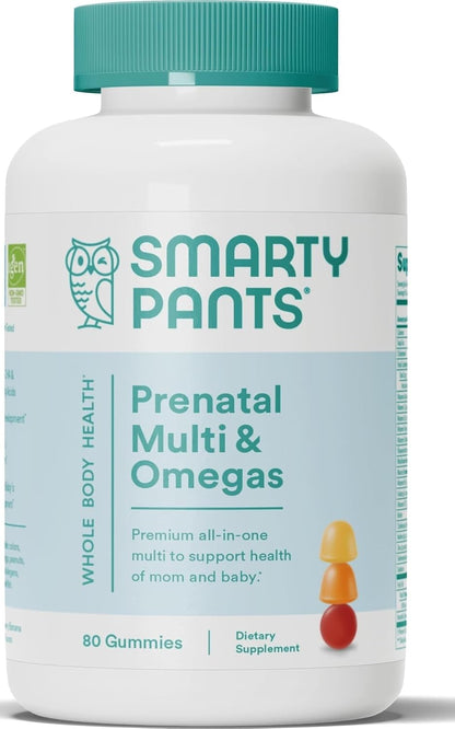 SmartyPants Vitaminas prenatales para mujeres, gomitas multivitamín...