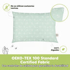KeaBabies Pack de 2 almohadas para niños pequeños de 13x18 - Almoha...