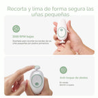 Momcozy Lima eléctrica de uñas para bebé, recortadora de uñas eléct...