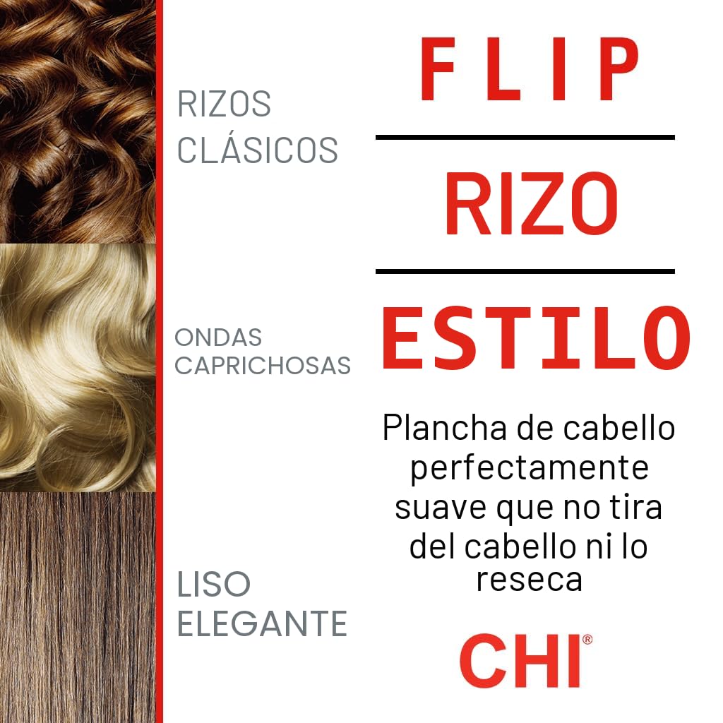 CHI Plancha de pelo de cerámica digital original de 1 pulgada, plan...