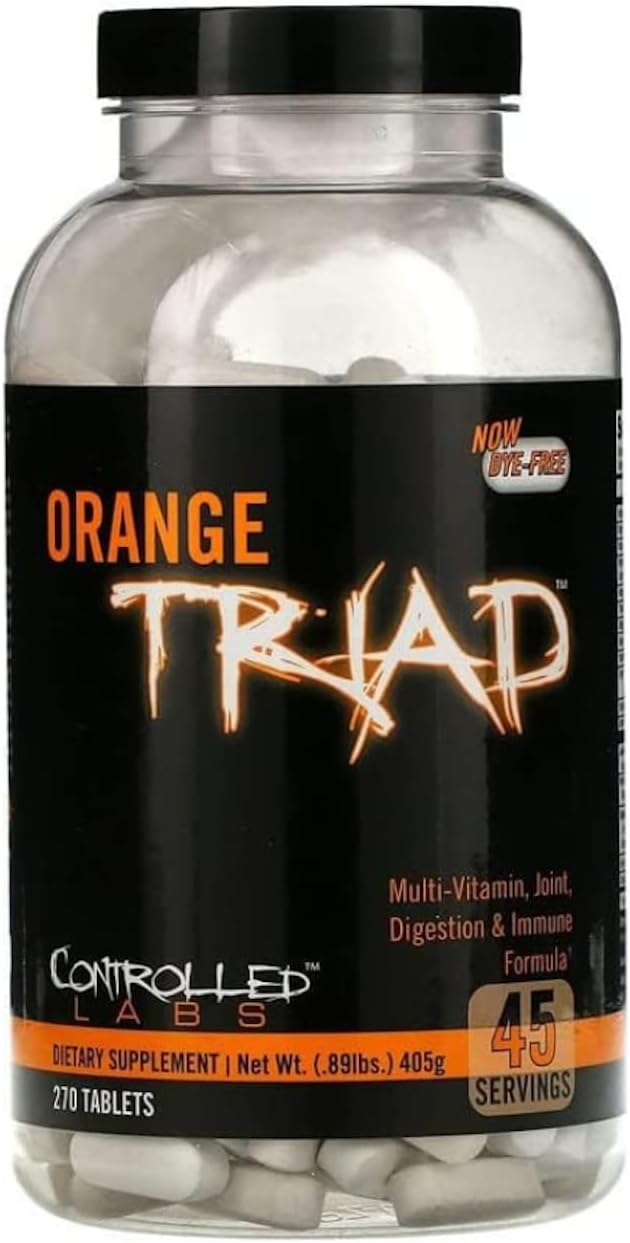 CONTROLLED LABS Orange Triad Multivitamina diaria, suplemento depor...