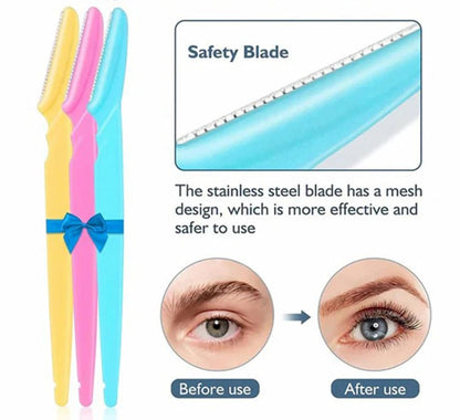9-in-1 stainless steel blackhead and acne tool set, slanted eyebrow...