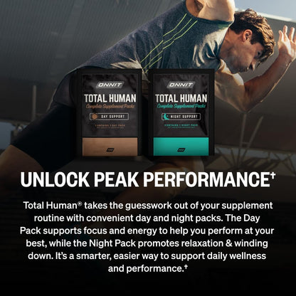 ONNIT Total Human - Paquetes diarios de vitaminas para hombres y mu...