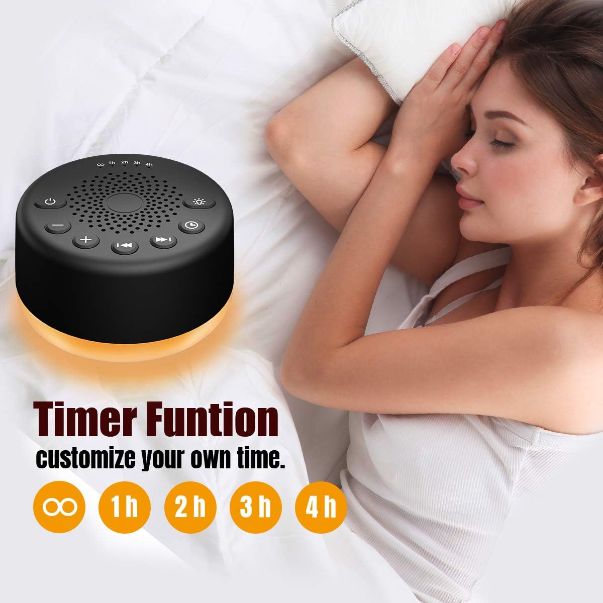 Máquina de sonido Easysleep - Máquina de ruido blanco con 25 sonido...