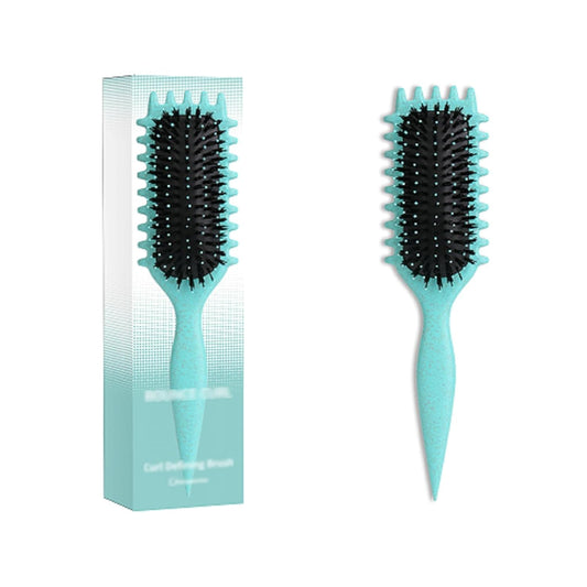 Verde 1 PS, cepillo de pelo rizado y cepillo de peinado para mujeres y hombres, se adapta a todos los estilos de cabello.