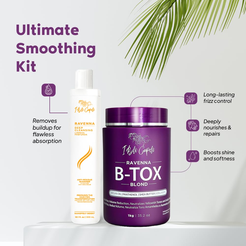 I Belli Capelli Ravenna Blond B-tox Kit de tratamiento para el cabe...