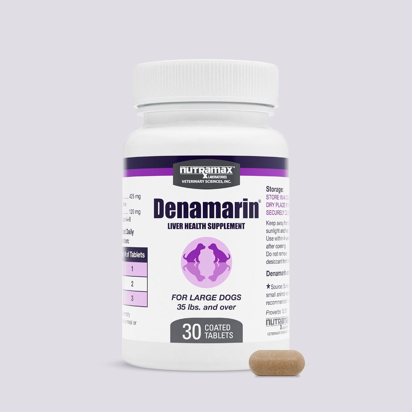 Nutramax Laboratories Denamarin Suplemento de salud hepática para p...