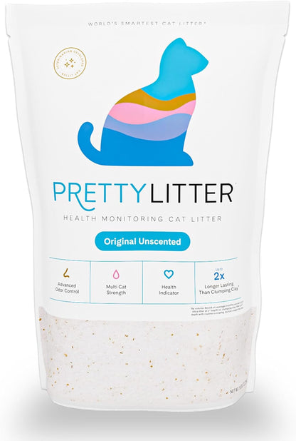 PrettyLitter Arena para gatos con monitoreo de salud (sin perfume,...