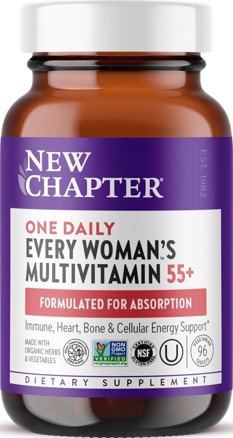 New Chapter Every Woman's One Daily 55+ - Multivitamínico para...